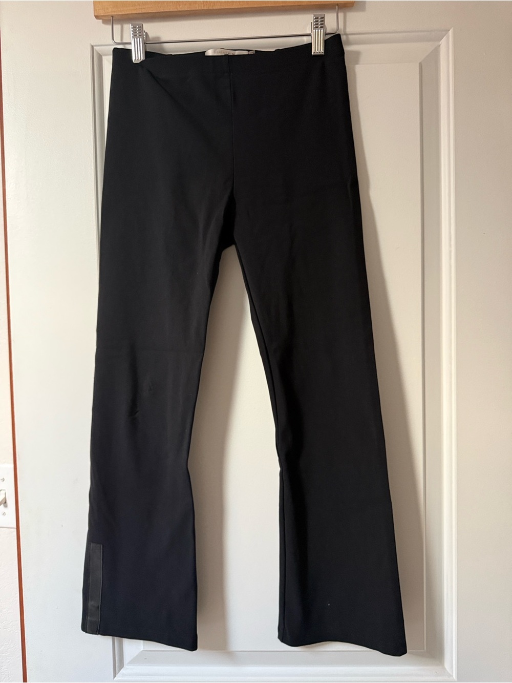 Elaine Kim Black Women's Stretch Scuba Flare Trousers